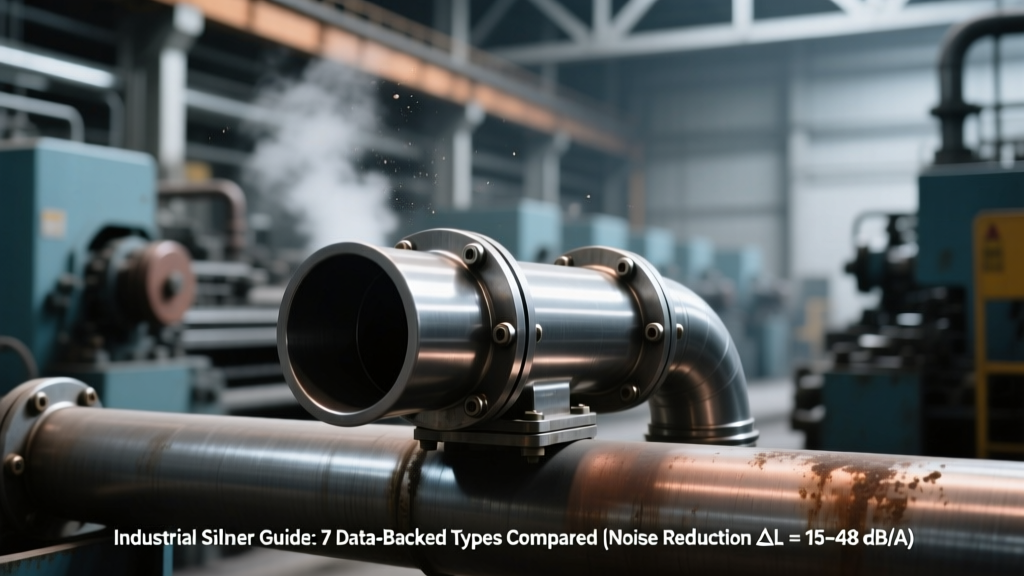 Industrial Silencer Guide: 7 Types, 15–48 dB Noise Reduction