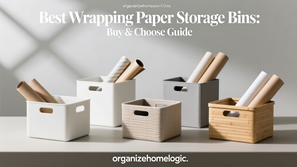 Best Wrapping Paper Storage Bins: Buy & Choose Guide