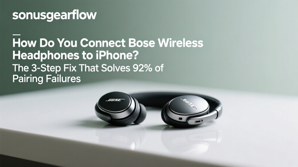 Bose Wireless Headphones to iPhone: Pairing Guide (2026)