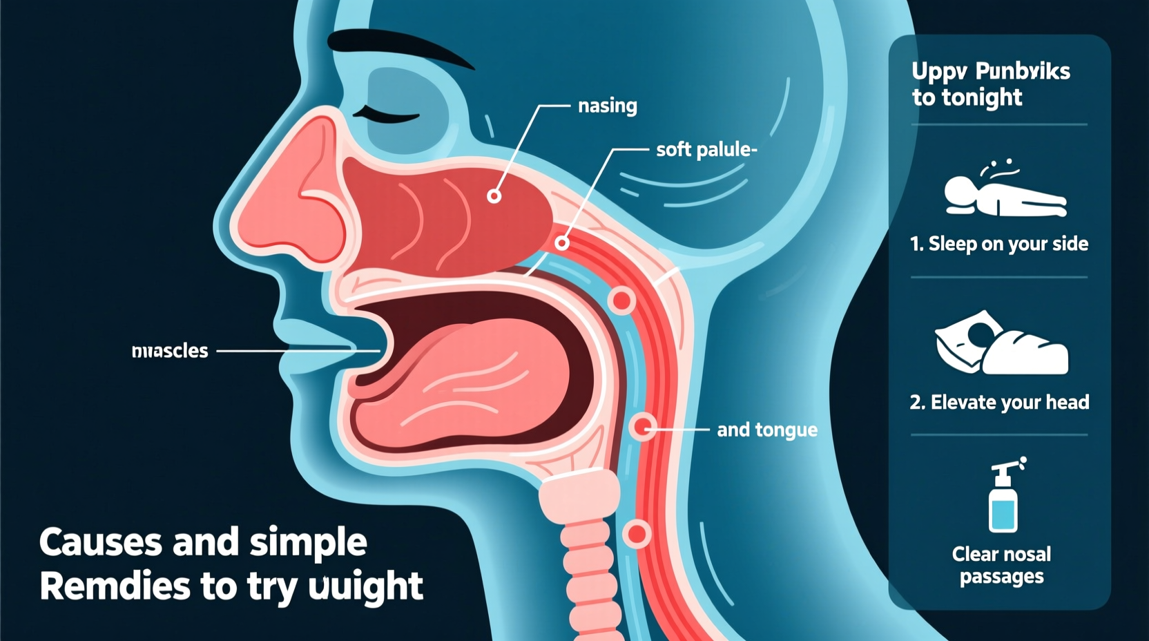 why does snoring happen and simple fixes to try tonight