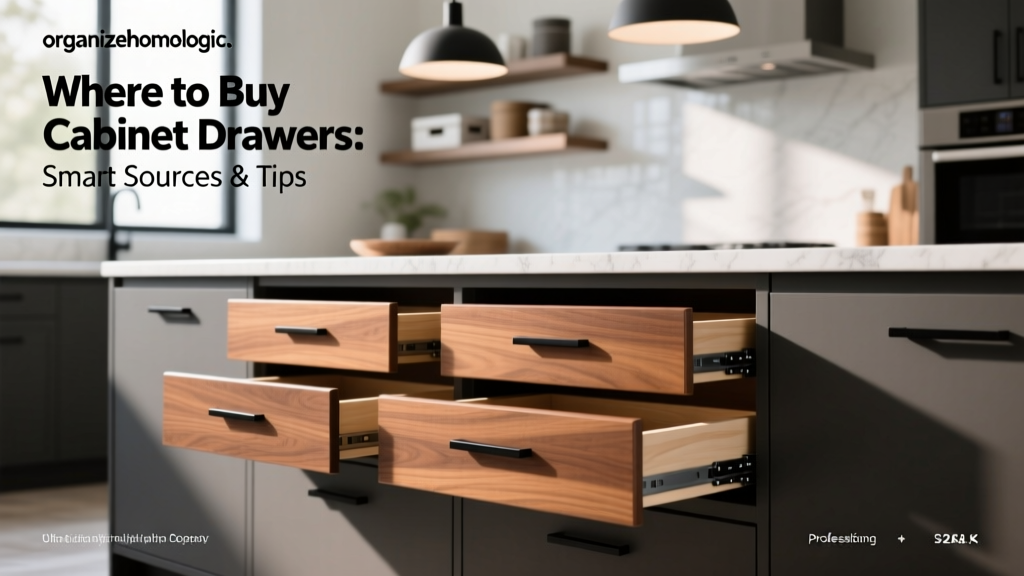 Where to Buy Cabinet Drawers: Smart Sources & Tips