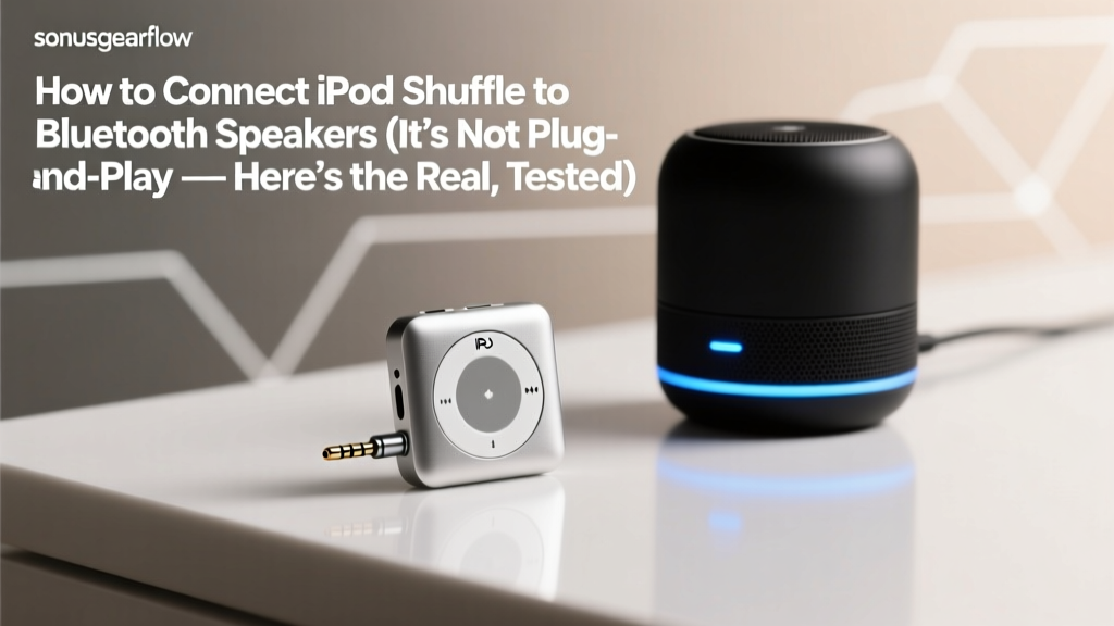 iPod Shuffle to Bluetooth Speakers (2026 Workaround)