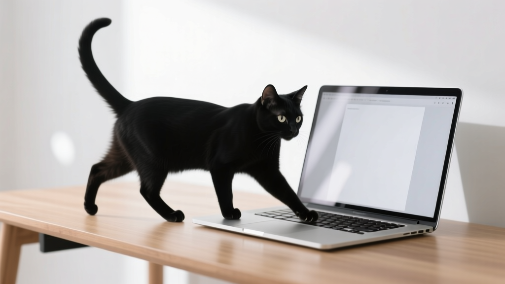 Why Cats Walk Across Your Keyboard While Working