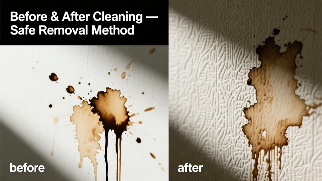 How to Remove Coffee from Wallpaper Safely