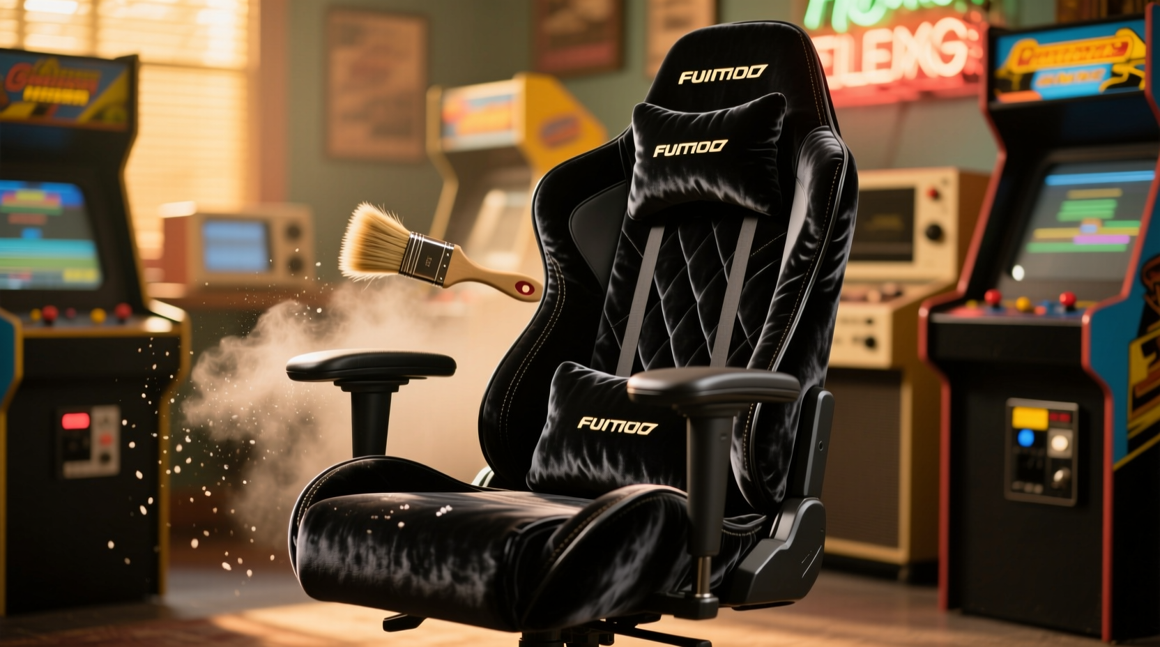 how to clean velvet gaming chair seats safely