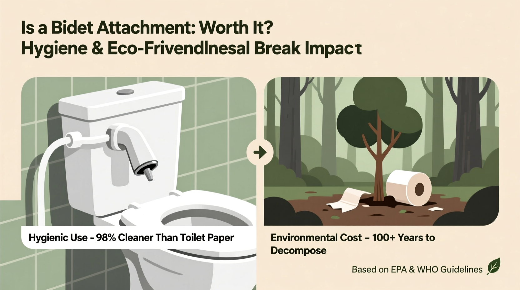 is a bidet attachment worth it hygiene and environmental impact