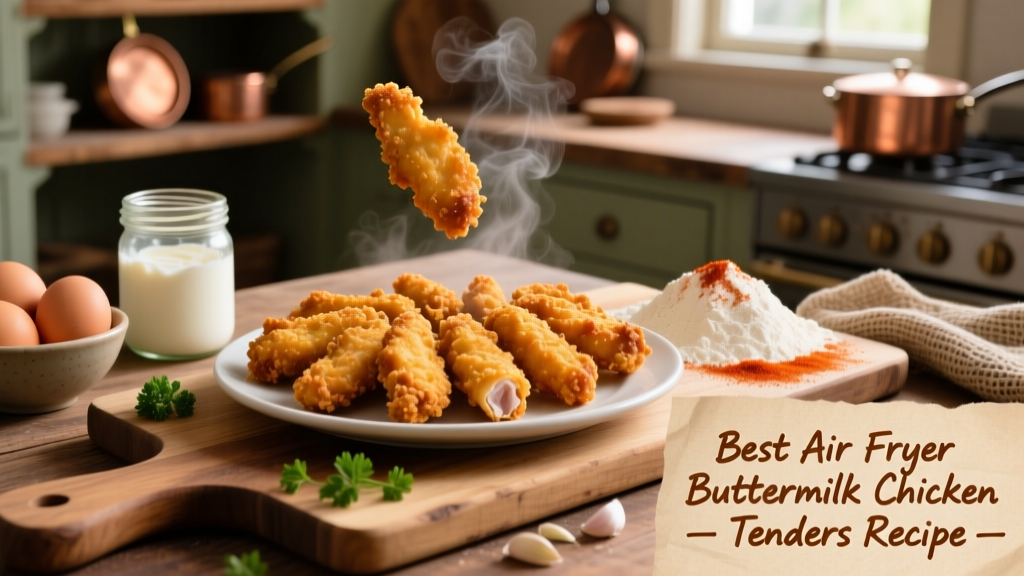 Best Air Fryer Buttermilk Chicken Tenders Recipe