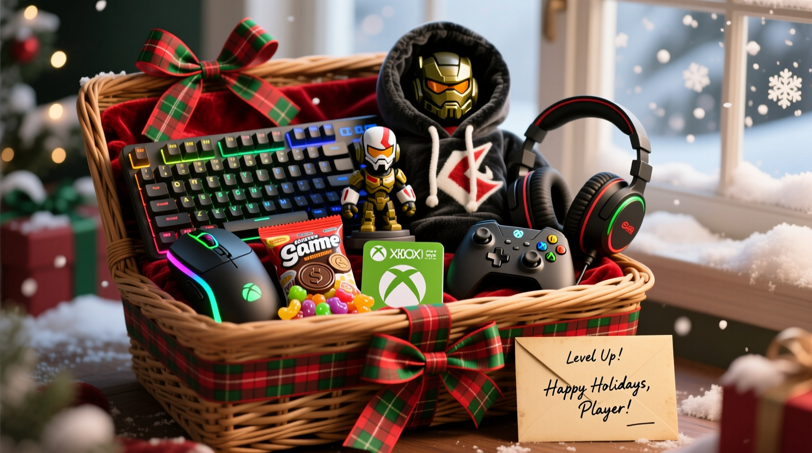 christmas gift baskets for gamers what to include beyond controllers and codes