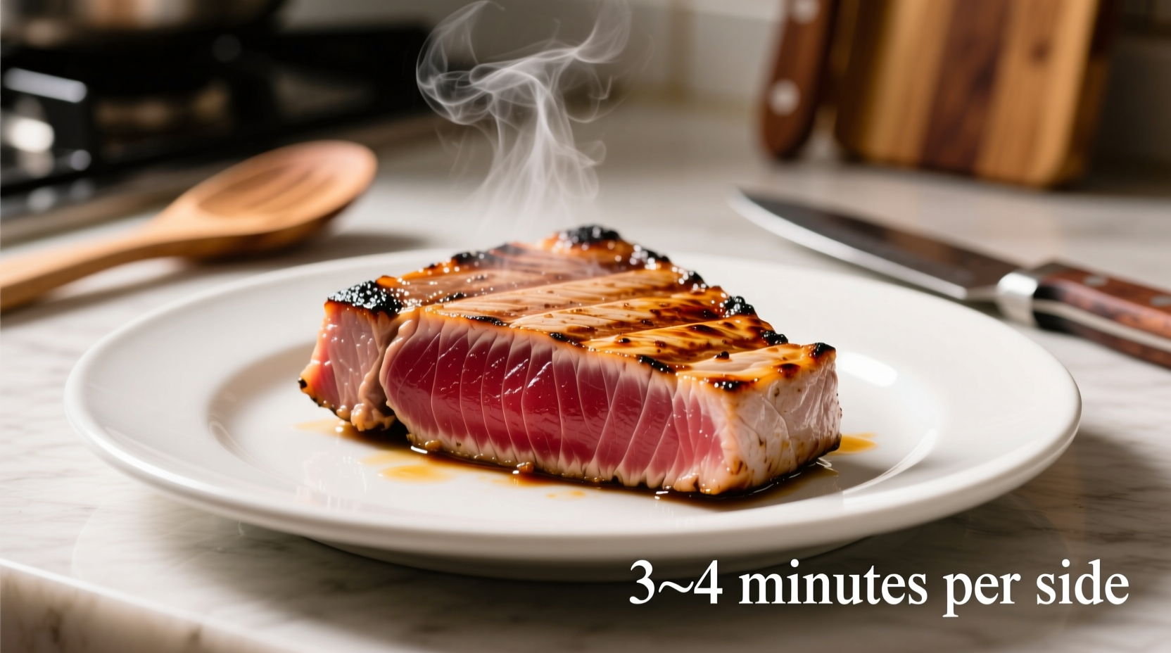 how long cook tuna steaks