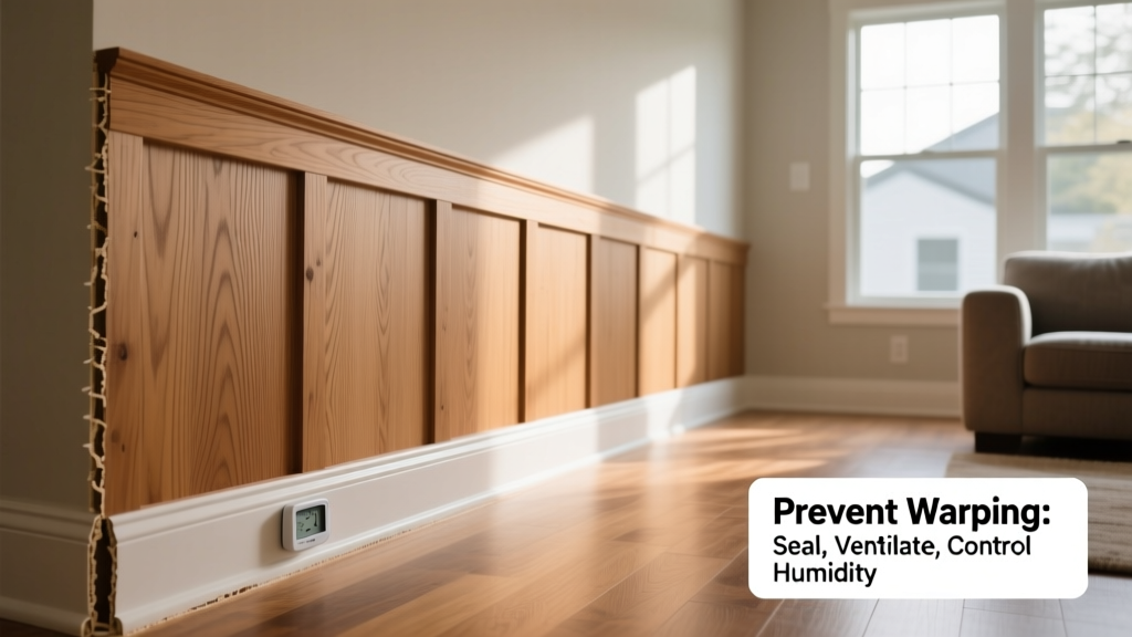 How to Prevent Wainscoting from Warping
