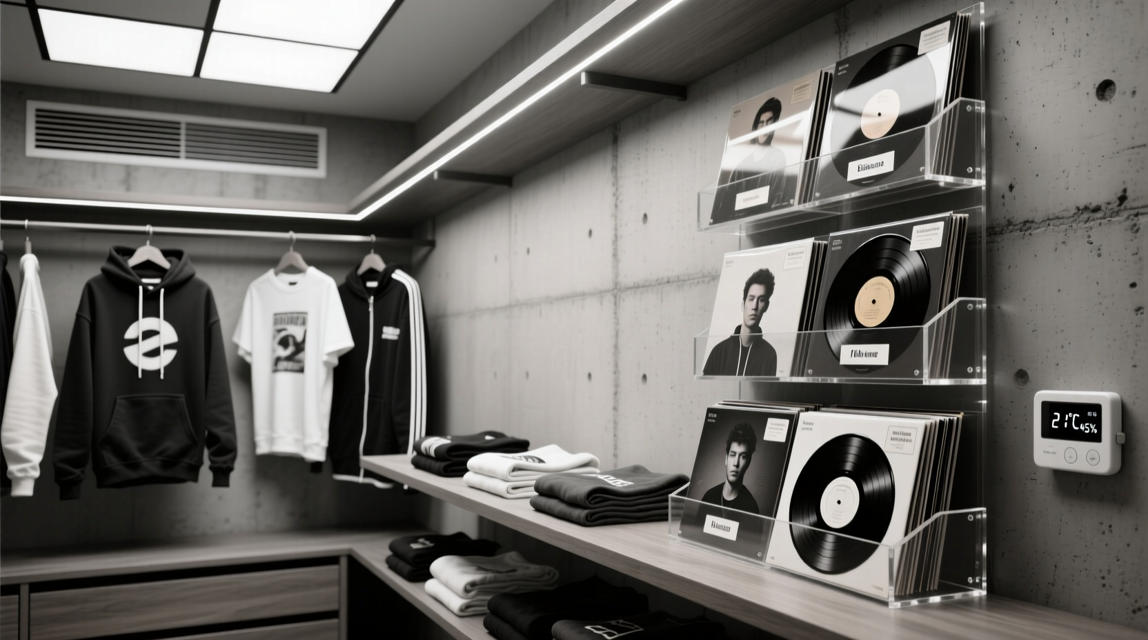 closet organization tips for vinyl streetwear
