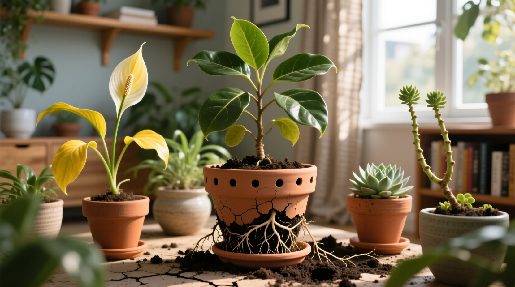 how to tell if its time to repot your plant