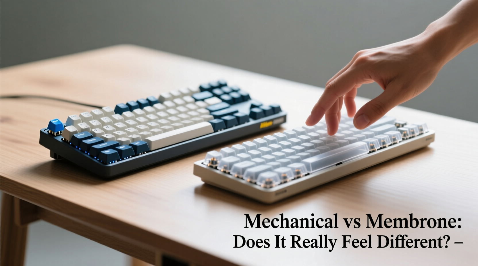 budget mechanical keyboard vs membrane does typing feel really different