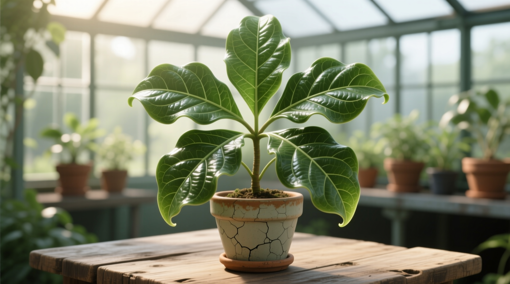 6 leaf houseplant