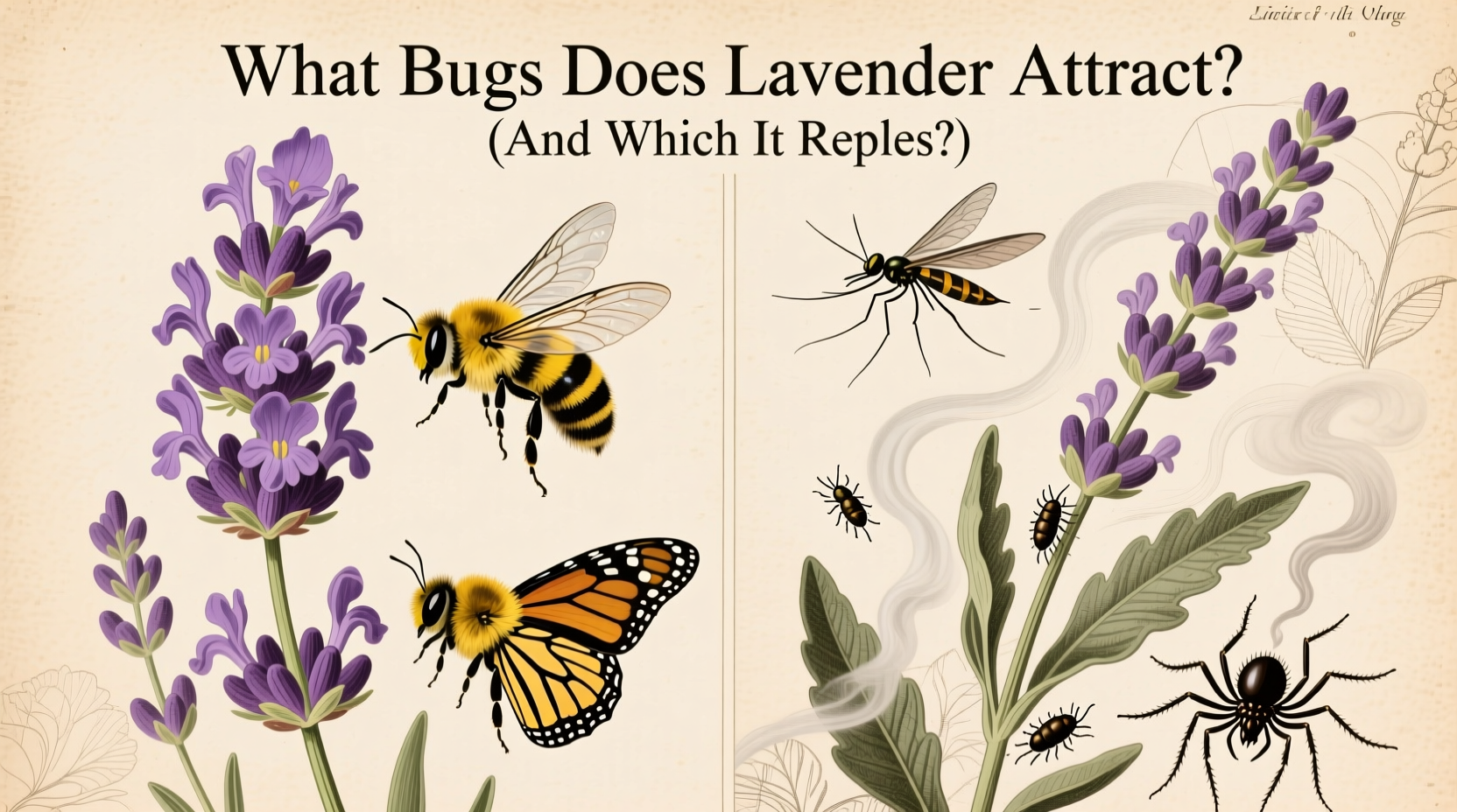 7 Bugs Lavender Attracts & Repels | TheHomeSprouts