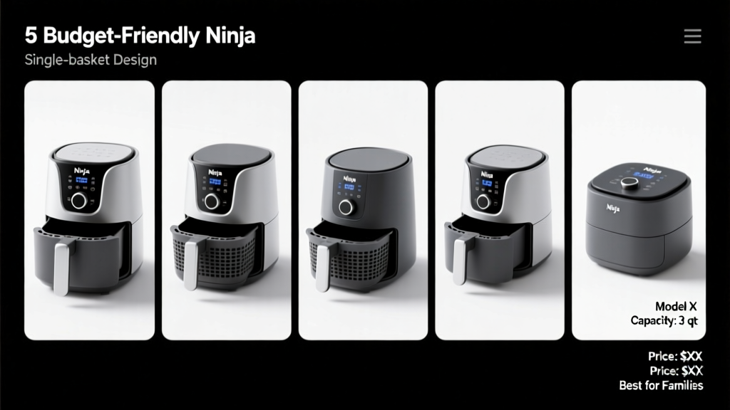 Ninja Air Fryers with One Basket: Best Budget Picks