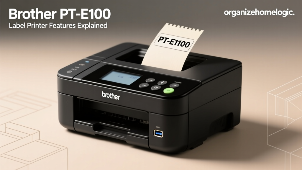 Brother PT-E100 Label Printer Features Explained