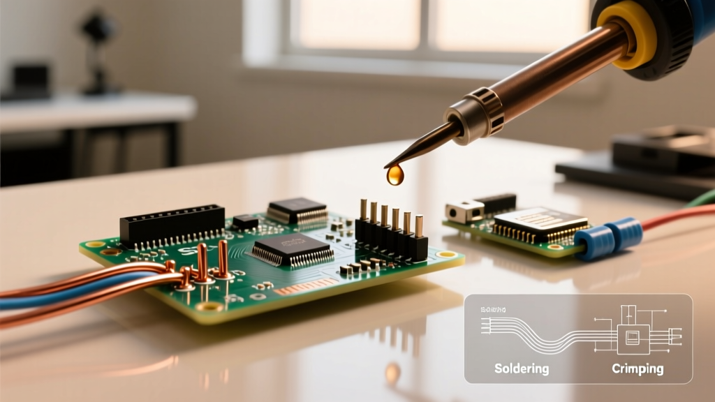 PCB Wire Soldering vs Crimping: Best Connection Method