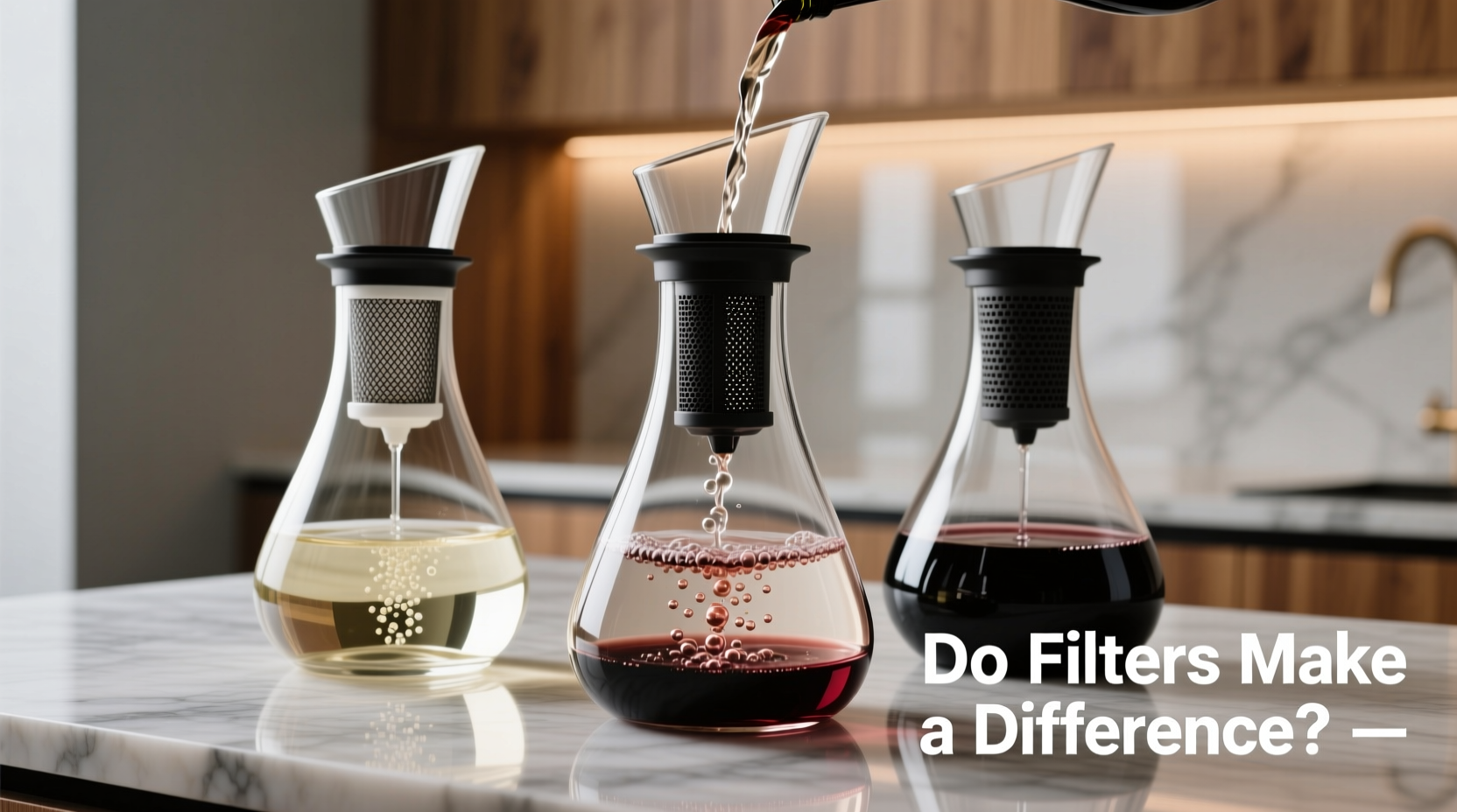 wine decanters with filters do they make a noticeable difference