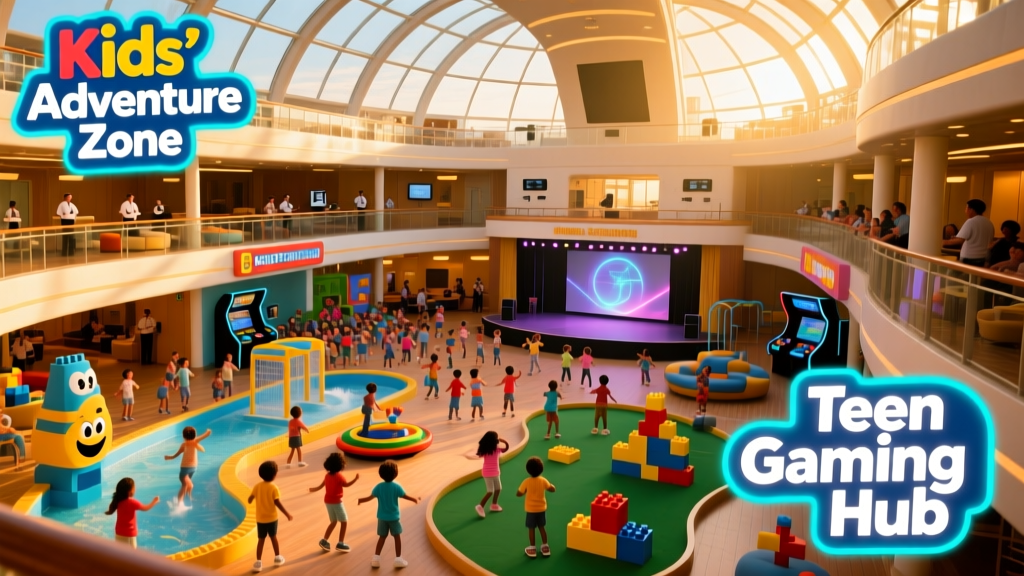 What It Takes To Keep Thousands Of Kids Entertained On A Mega Cruise Ship
