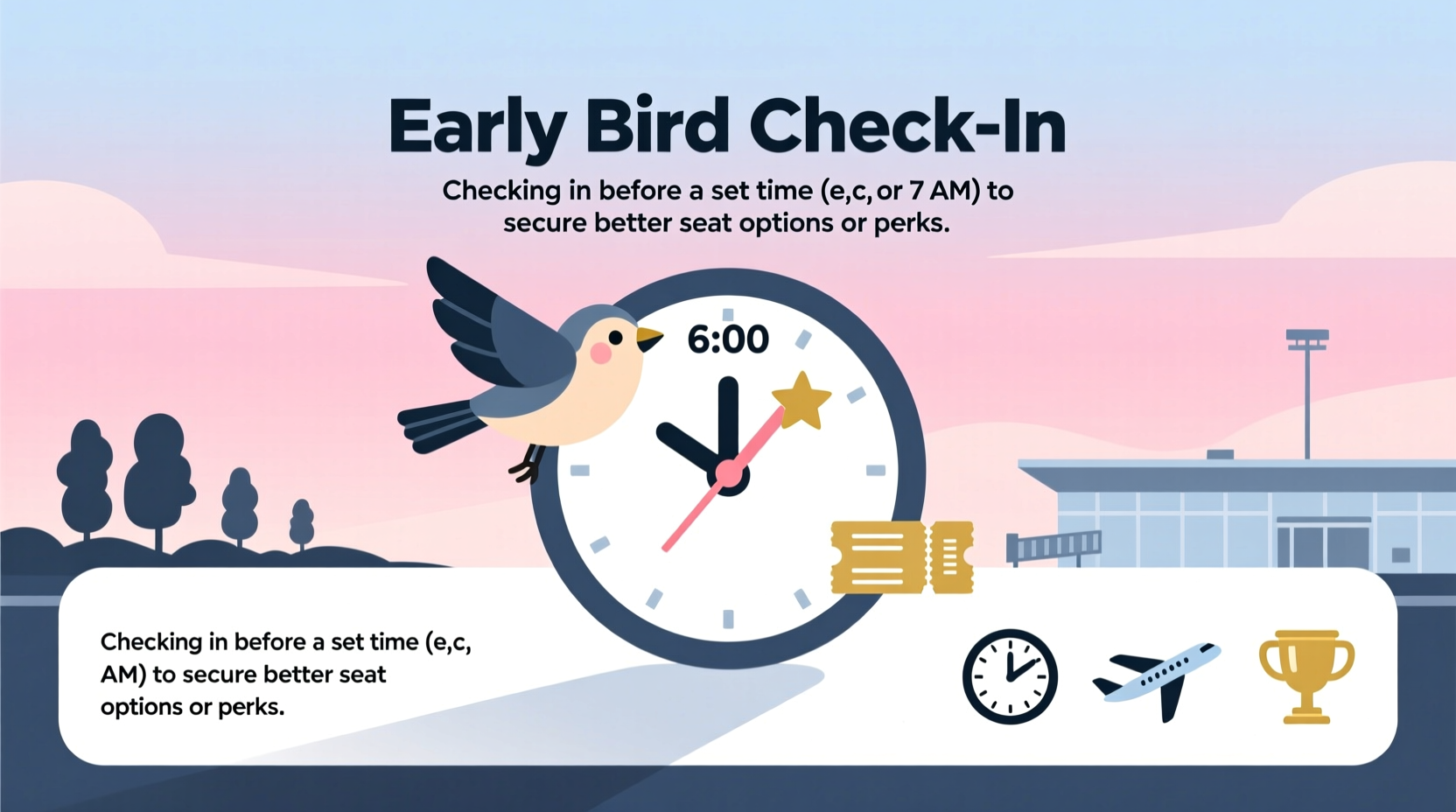 what does early bird check in mean