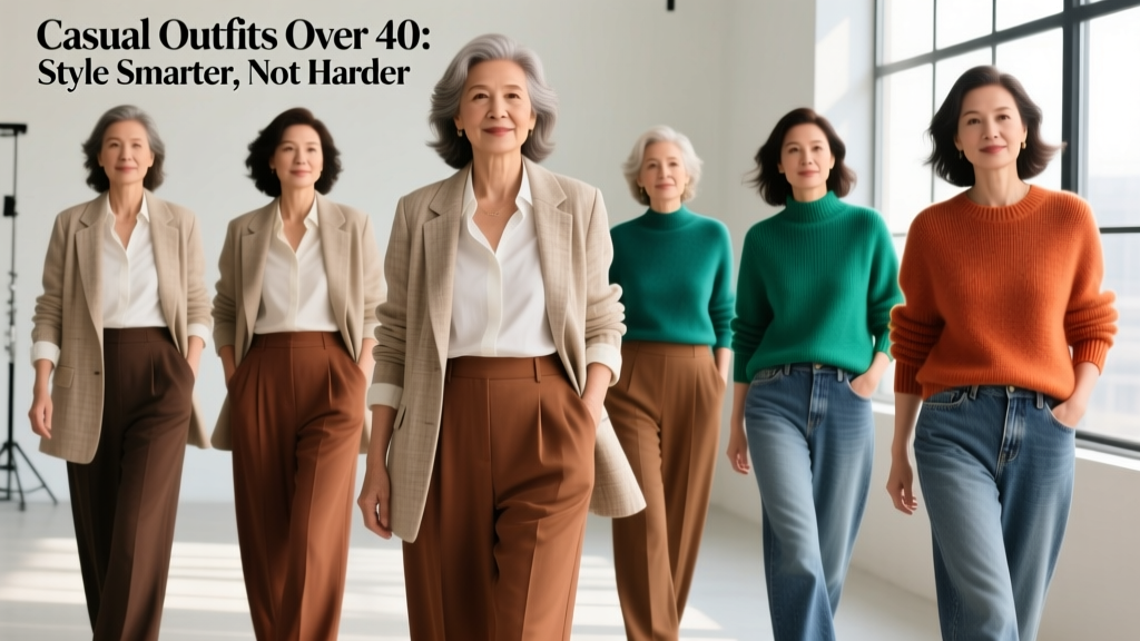 Casual Outfits Over 40: Style Smarter, Not Harder