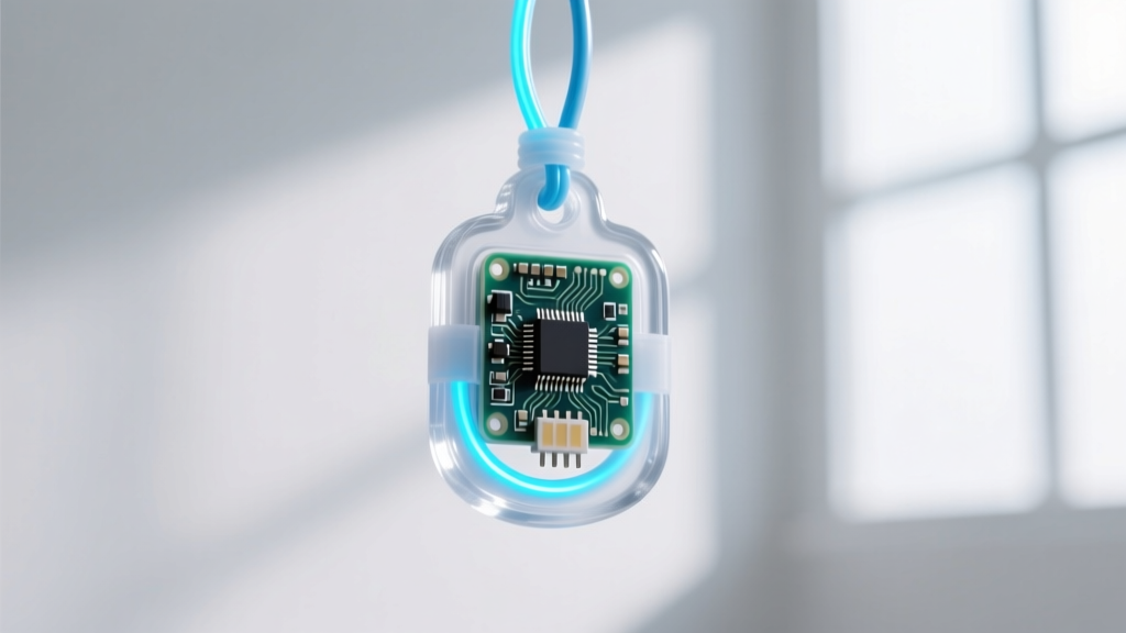 Clear silicone conformal coating brushed over a micro-controller and LED node on a waterproof electroluminescent wire pendant.