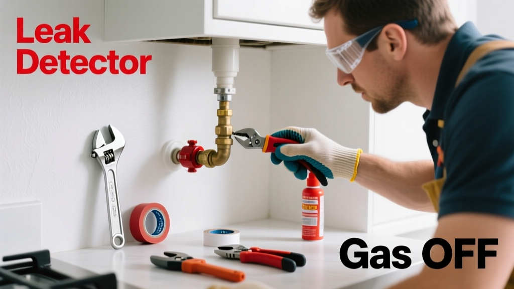 Fixing a Gas Line Leak in the Kitchen: Safe DIY Steps