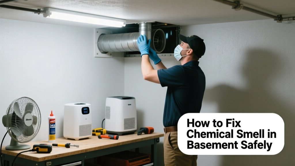 How to Fix Chemical Smell in Basement Safely