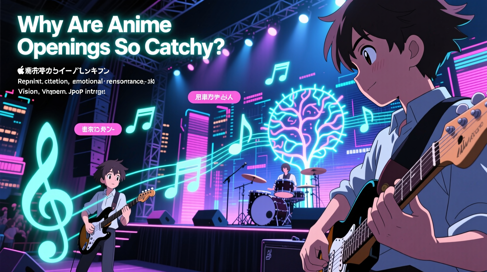 why are anime opening themes so catchy science behind jpop intros