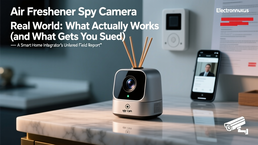 Air Freshener Spy Camera Real World: What Actually Works (and What Gets You Sued) — A Smart Home Integrator’s Unfiltered Field Report