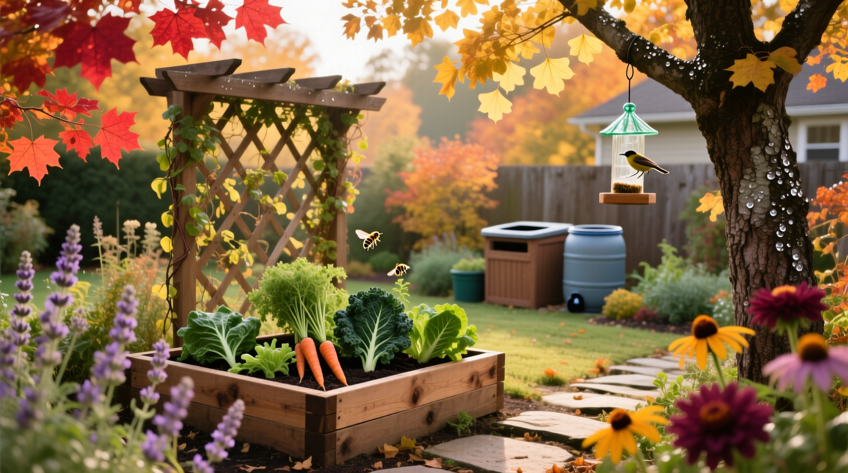 eco friendly fall garden tips