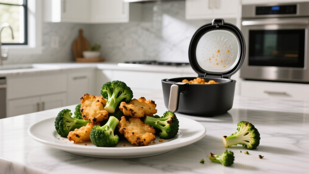 Best Air Fryer Broccoli Recipe (Crispy & Tender!)