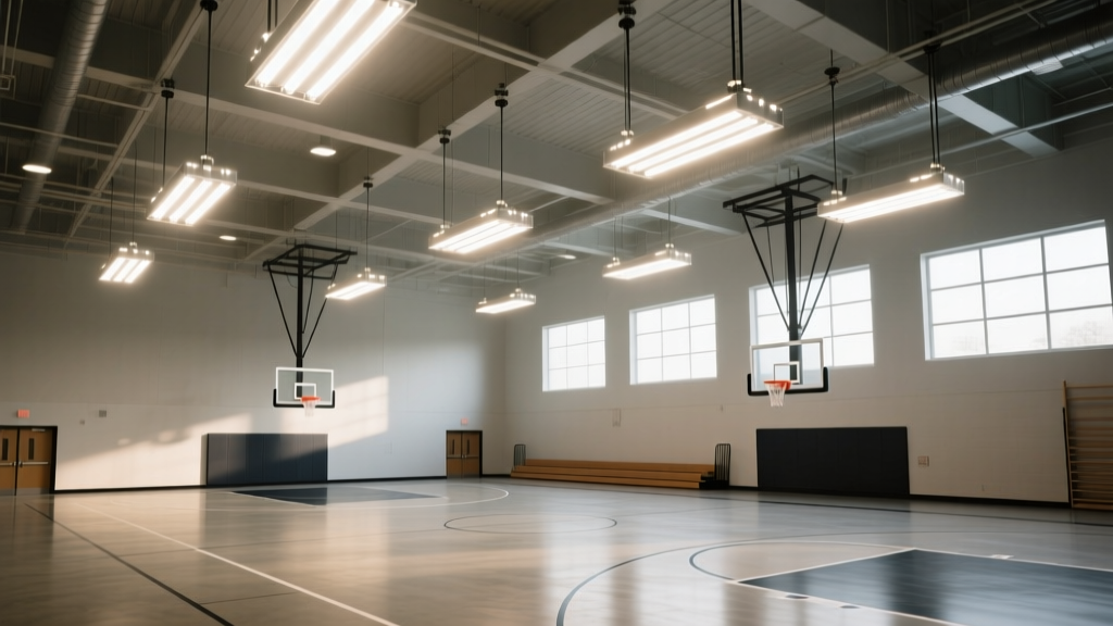 Case Study: Retrofitting 1970s Gym with LED High Bays