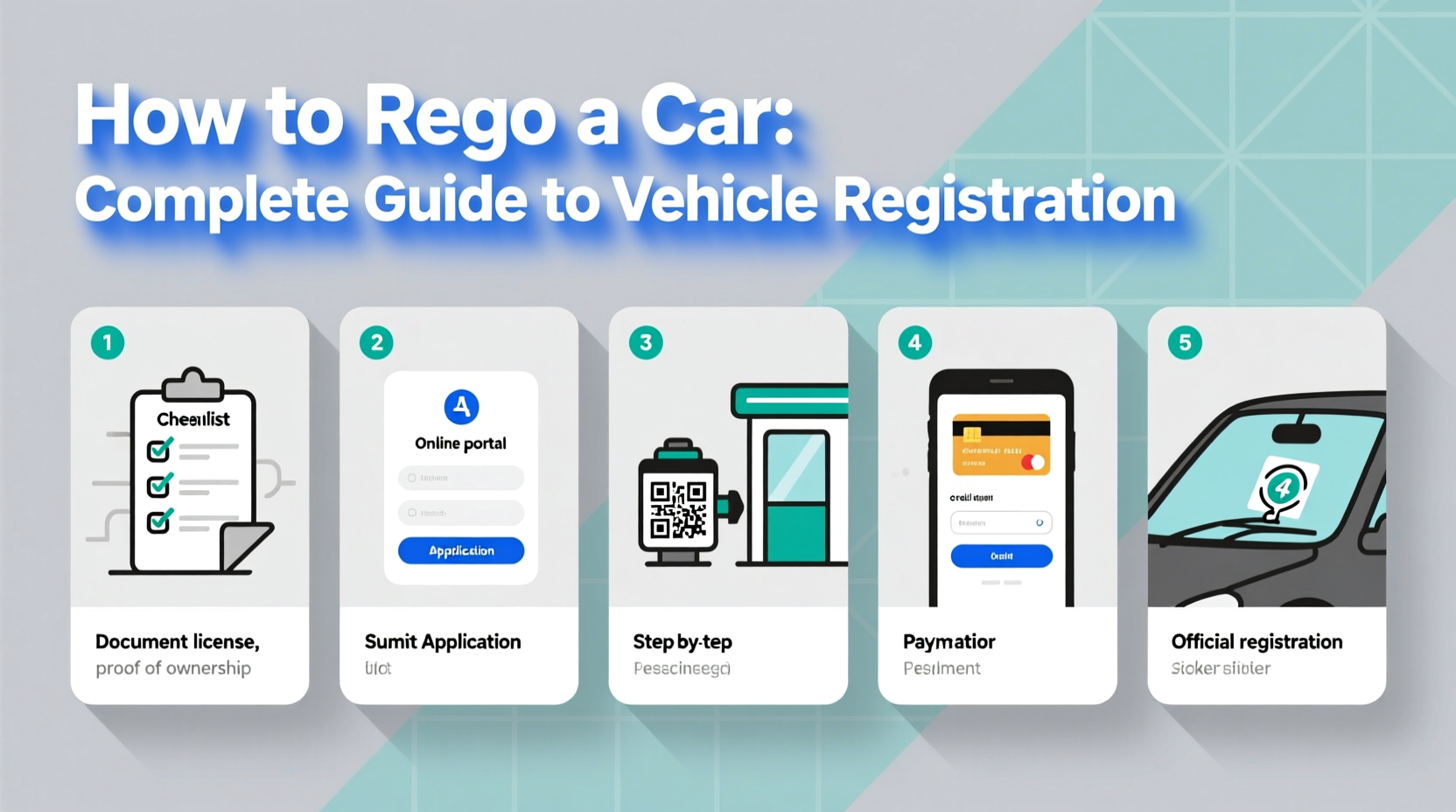 how to rego a car