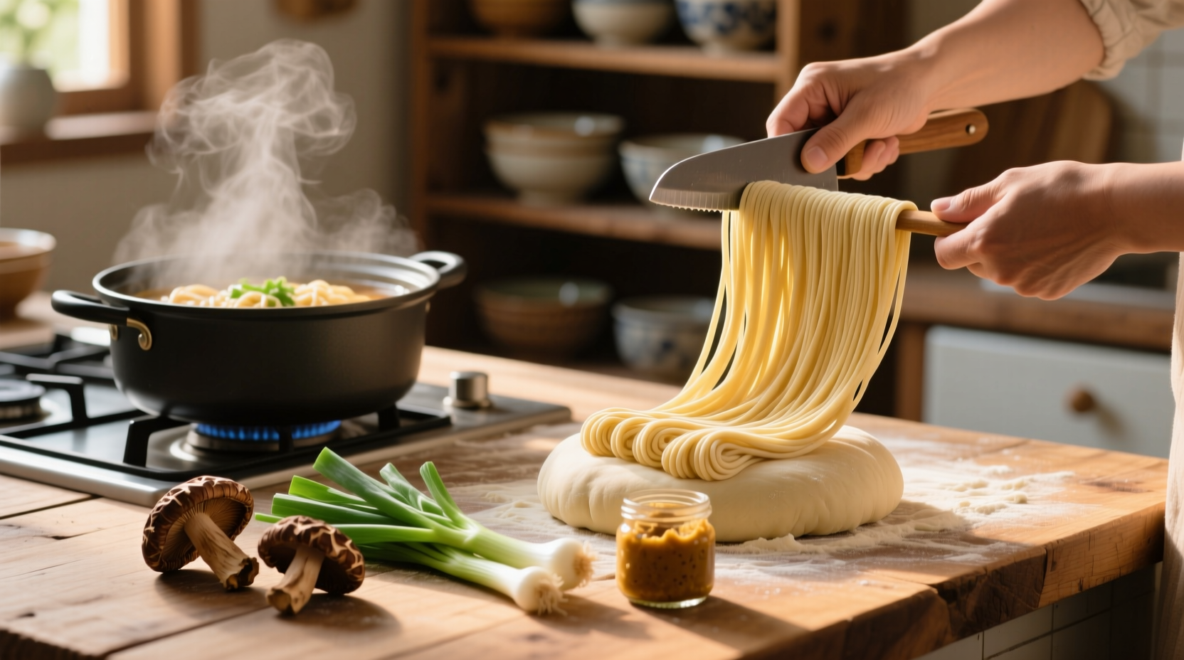 make fresh ramen noodles at home with these three ingre