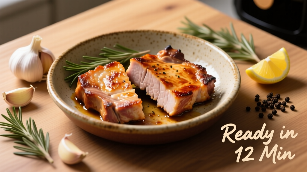 Air Fryer Pork Loin Cutlets: Crispy, Juicy in 12 Min