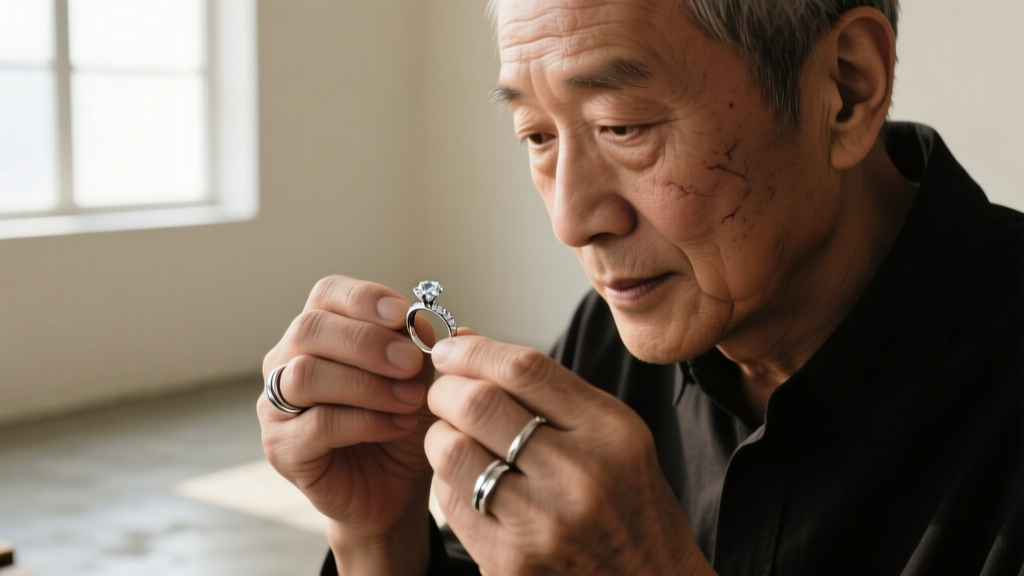 Close-up of a jeweler