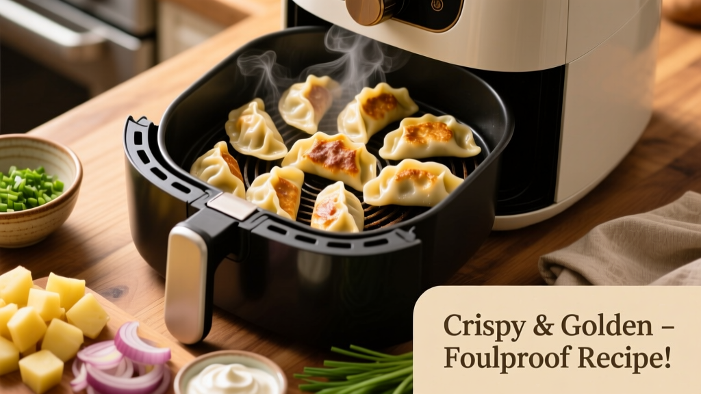 How to Air Fry Frozen Pierogies (Crispy, Golden & Foolproof)