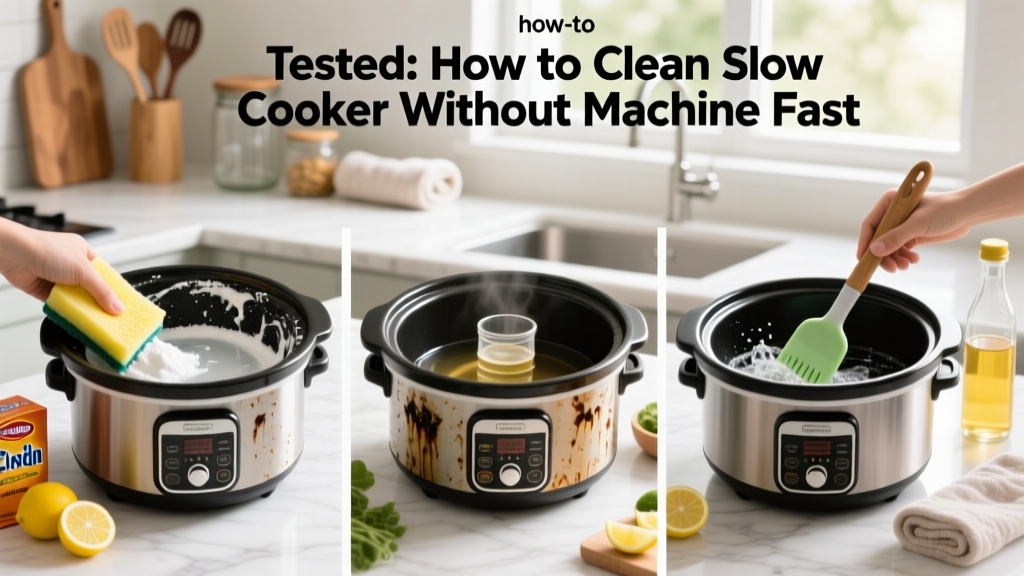 Tested: How to Clean Slow Cooker Without Machine Fast