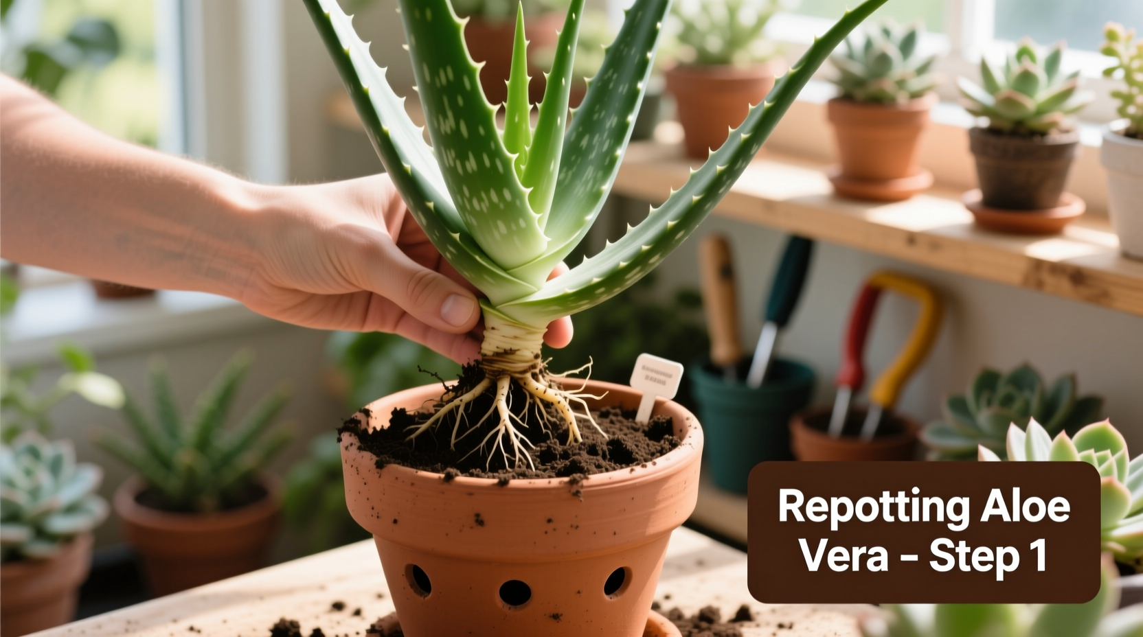 How To Repot Aloe Vera Plants