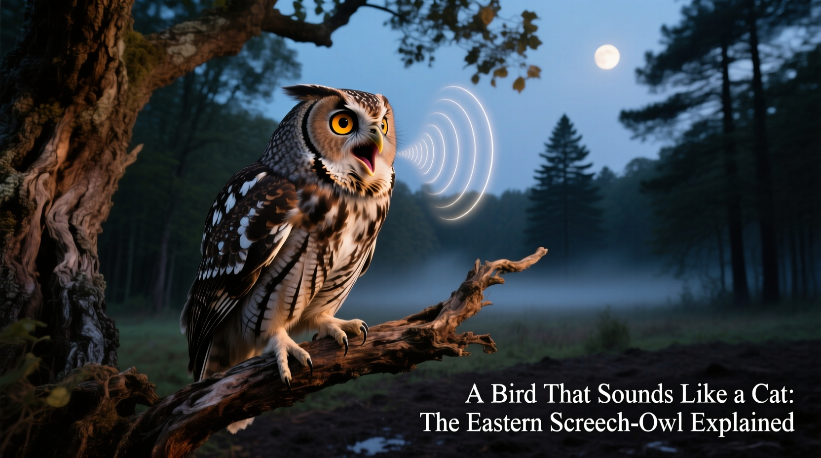 a bird that sounds like a cat