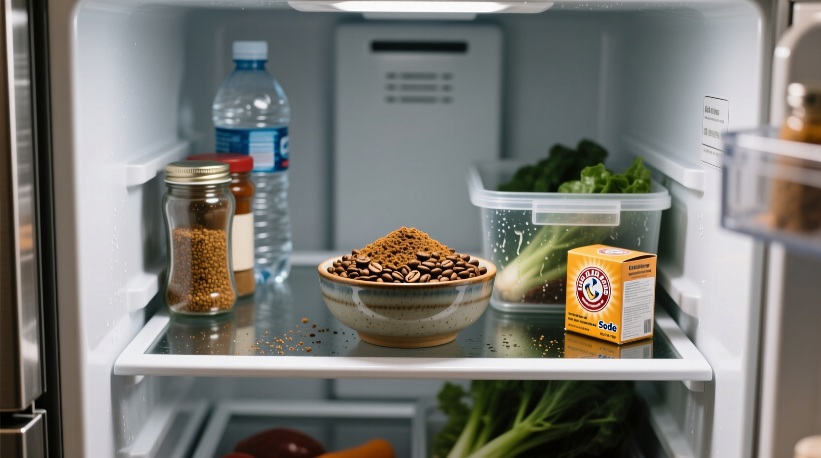 cold brew grounds real refrigerator deodorizer