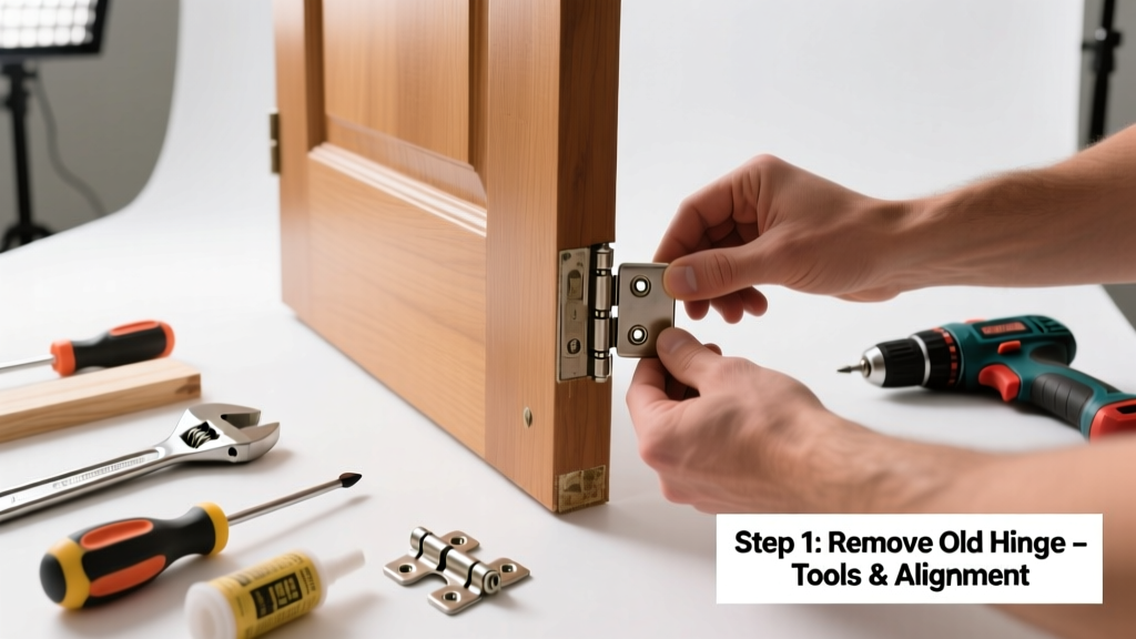 How to Replace a Loose Door Hinge Replacement Part