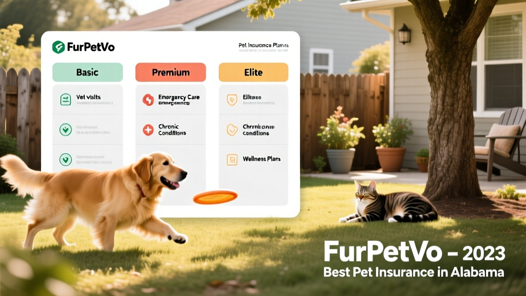 Side-by-side comparison chart showing FurPetVo plan tiers and coverage highlights