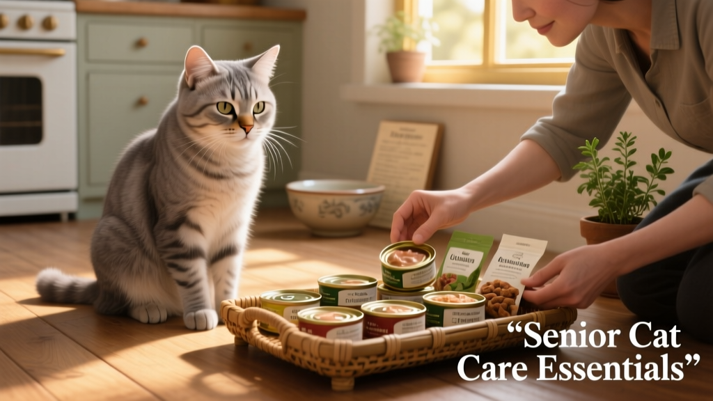 Choosing the Best Food and Treats for Your Senior Cat