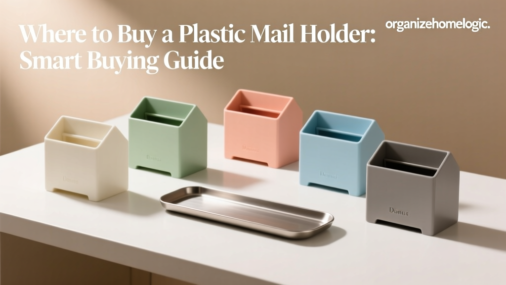 Where to Buy a Plastic Mail Holder: Smart Buying Guide