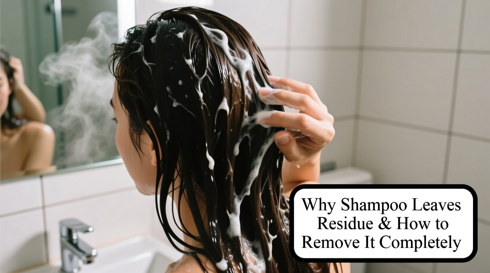 why does my shampoo leave residue and how to wash it out completely