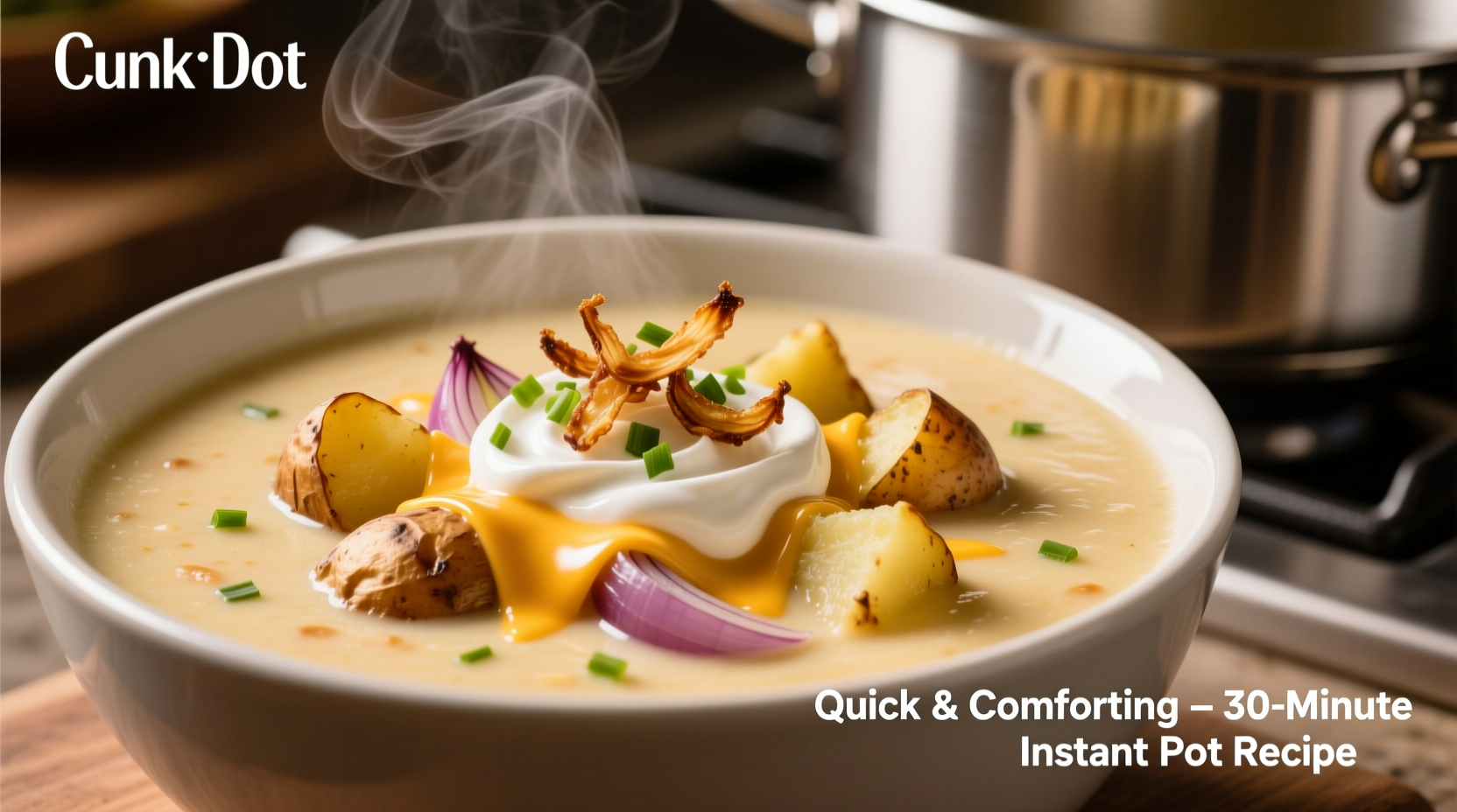 Instant Pot Loaded Baked Potato Soup in 30 Minutes
