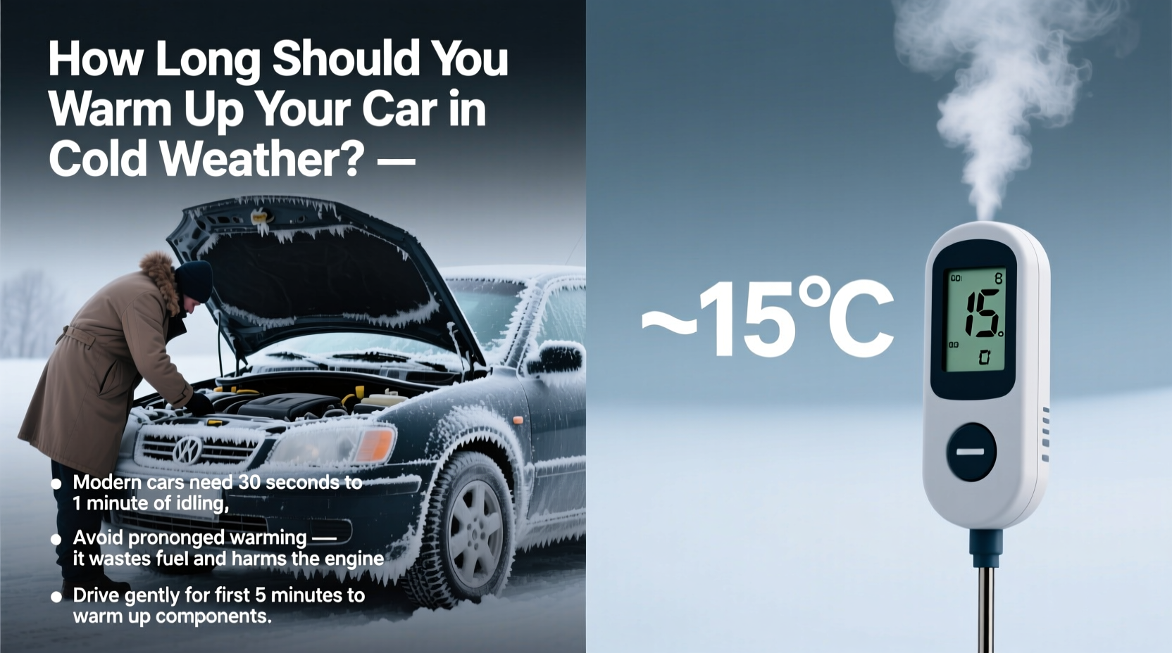 how long does a car need to warm up